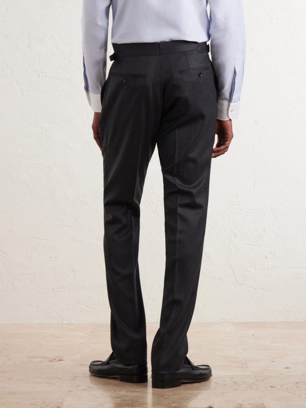 Shelton Straight-Leg Wool-Twill Suit Trousers - BK