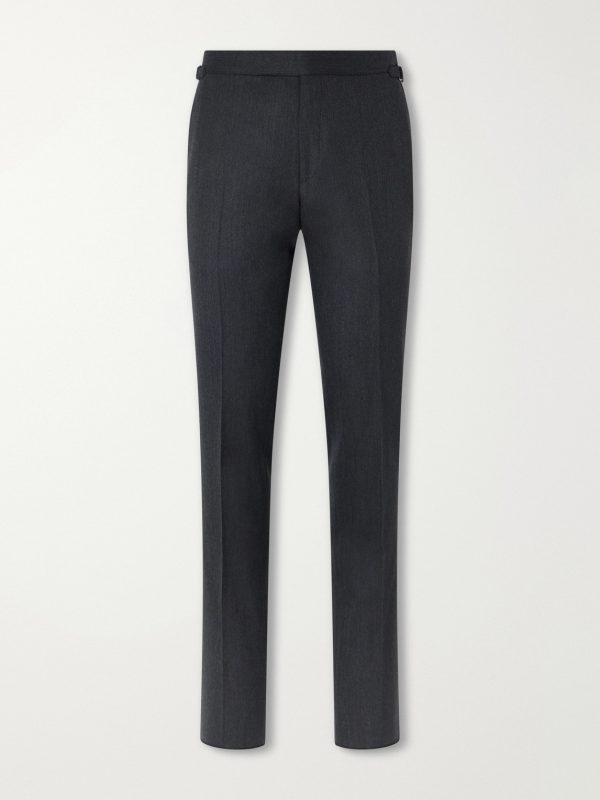 Shelton Straight-Leg Wool-Twill Suit Trousers