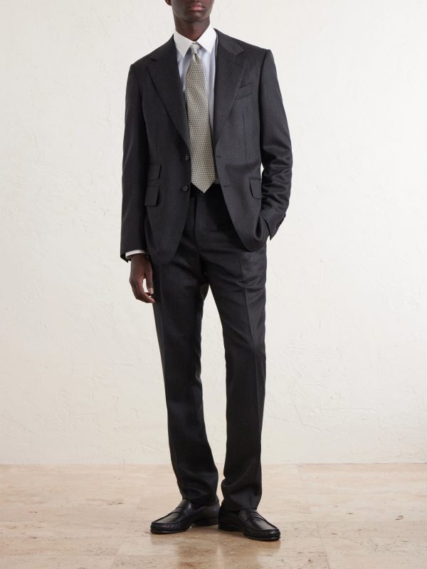 Shelton Straight-Leg Wool-Twill Suit Trousers - OU