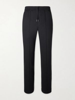Straight-Leg Wool, Silk and Cashmere-Blend Sweatpants
