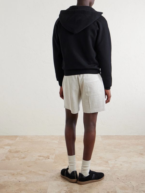 Slim-Fit Cotton-Jersey Zip-Up Hoodie - BK Slim-Fit Cotton-Jersey Zip-Up Hoodie - BK