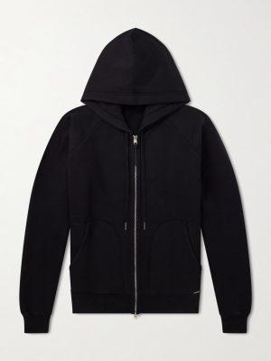 Slim-Fit Cotton-Jersey Zip-Up Hoodie Slim-Fit Cotton-Jersey Zip-Up Hoodie