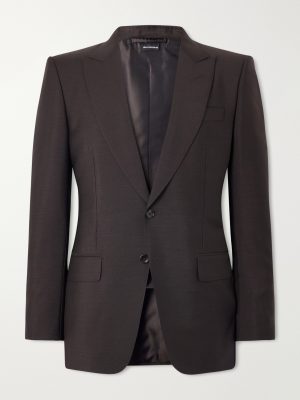 O'Connor Mohair and Wool-Blend Suit Jacket