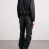 Straight-Leg Cotton-Twill Drawstring Trousers - BK