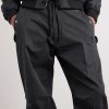 Straight-Leg Cotton-Twill Drawstring Trousers - CU