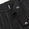 Straight-Leg Pinstriped Wool-Twill Suit Trousers - E1 Straight-Leg Pinstriped Wool-Twill Suit Trousers - E1