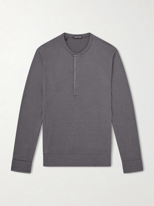 Slim-Fit Cashmere, Wool and Silk-Blend Sweatshirt Slim-Fit Cashmere, Wool and Silk-Blend Sweatshirt