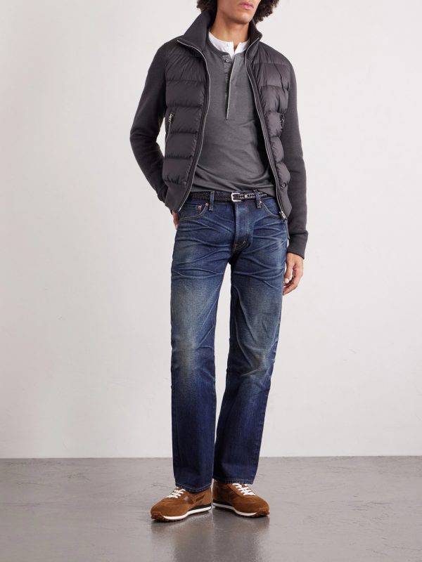 Slim-Fit Cashmere, Wool and Silk-Blend Sweatshirt - OU Slim-Fit Cashmere, Wool and Silk-Blend Sweatshirt - OU