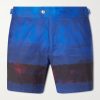 Straight-Leg Mid-Length Dégradé Swim Shorts Straight-Leg Mid-Length Dégradé Swim Shorts
