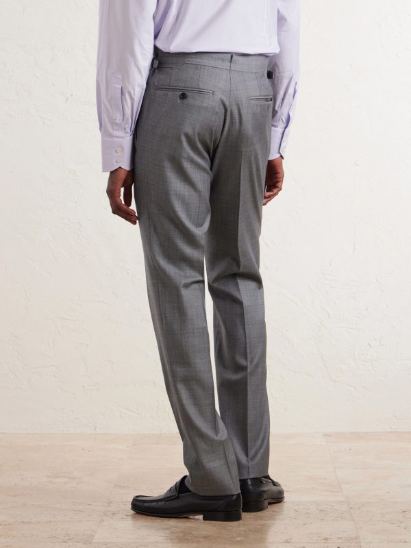 Shelton Straight-Leg Wool-Twill Suit Trousers - BK