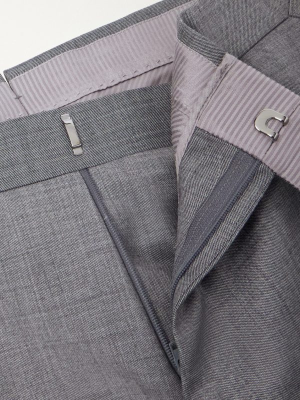 Shelton Straight-Leg Wool-Twill Suit Trousers - CU