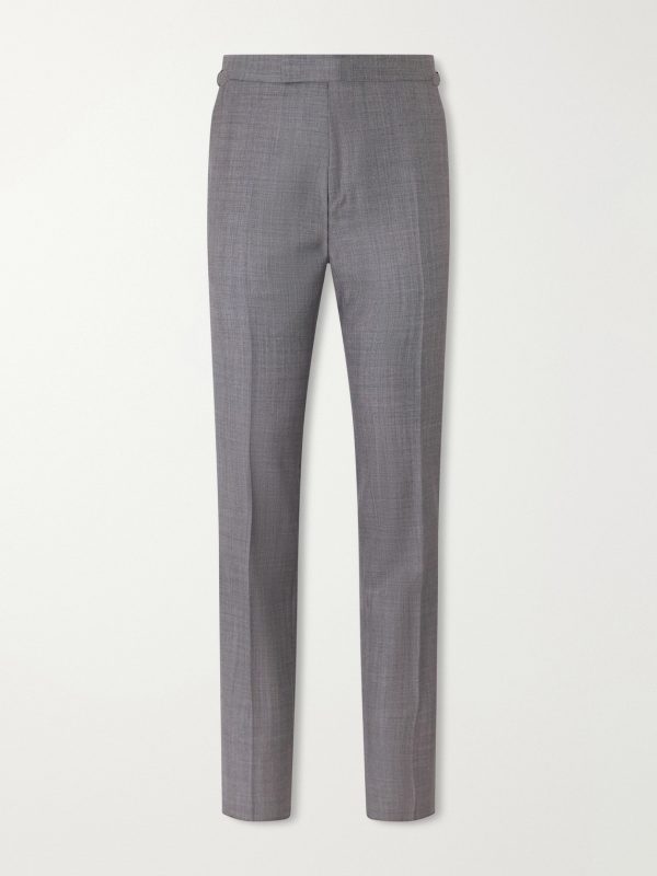 Shelton Straight-Leg Wool-Twill Suit Trousers