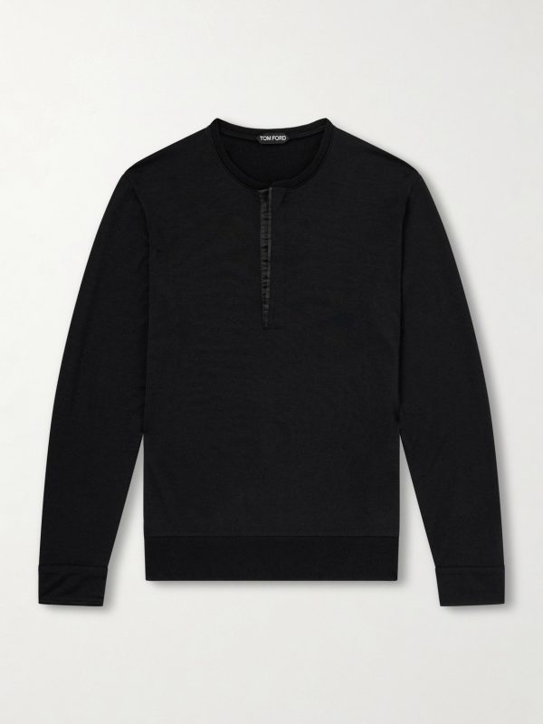 Slim-Fit Cashmere, Wool and Silk-Blend Sweatshirt Slim-Fit Cashmere, Wool and Silk-Blend Sweatshirt