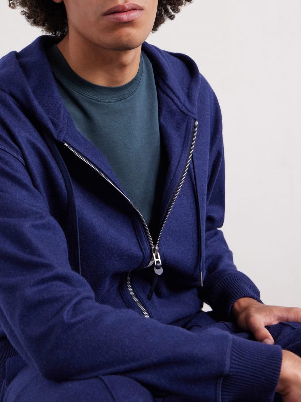 Cashmere Zip-Up Hoodie - CU Cashmere Zip-Up Hoodie - CU