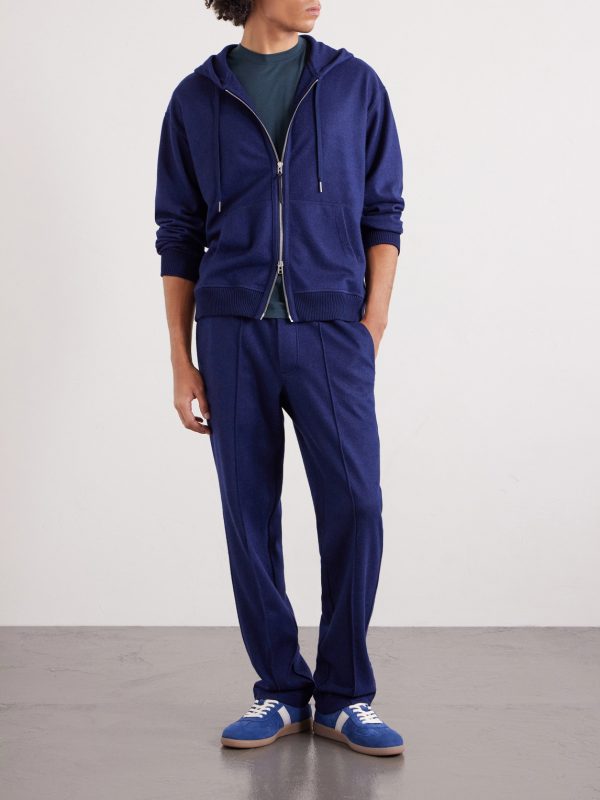 Cashmere Zip-Up Hoodie - OU Cashmere Zip-Up Hoodie - OU