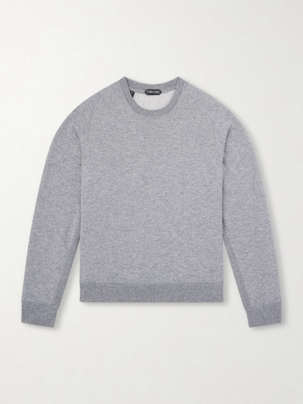 Cashmere and Cotton-Blend Sweater Cashmere and Cotton-Blend Sweater