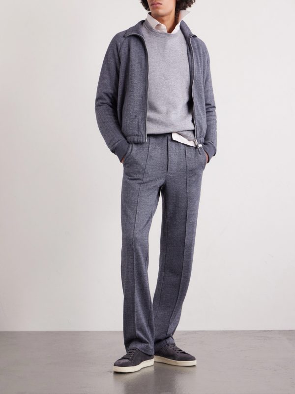 Cashmere and Cotton-Blend Sweater - OU Cashmere and Cotton-Blend Sweater - OU