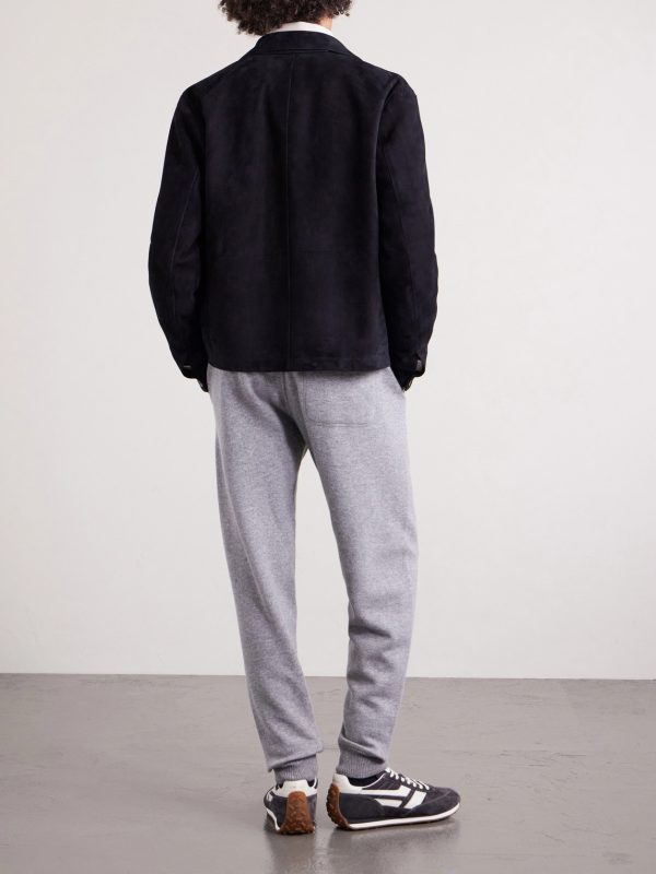 Tapered Cashmere and Cotton-Blend Sweatpants - BK