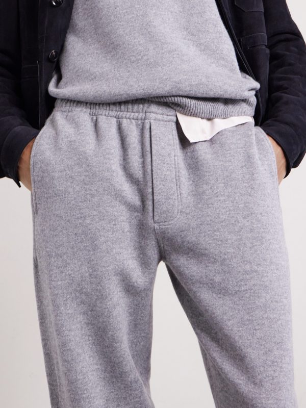 Tapered Cashmere and Cotton-Blend Sweatpants - CU