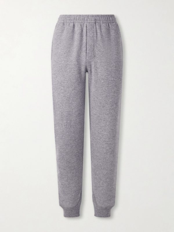 Tapered Cashmere and Cotton-Blend Sweatpants