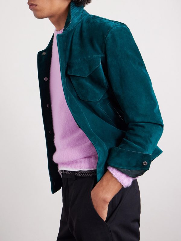 Slim-Fit Suede Jacket - CU Slim-Fit Suede Jacket - CU