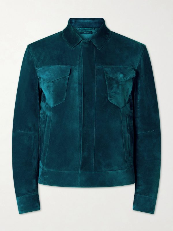 Slim-Fit Suede Jacket Slim-Fit Suede Jacket