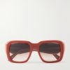 + Paula's Ibiza Signature Square Acetate Sunglasses