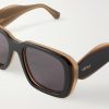 + Paula's Ibiza Signature Square Acetate Sunglasses - CU + Paula's Ibiza Signature Square Acetate Sunglasses - CU