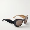 + Paula's Ibiza Signature Black Butterfly Acetate Sunglasses - FR + Paula's Ibiza Signature Black Butterfly Acetate Sunglasses - FR