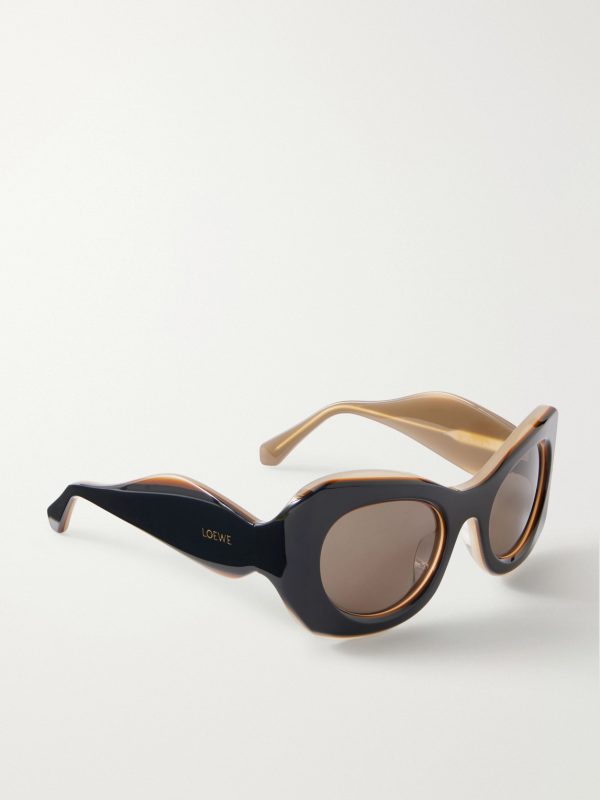 + Paula's Ibiza Signature Black Butterfly Acetate Sunglasses - FR + Paula's Ibiza Signature Black Butterfly Acetate Sunglasses - FR