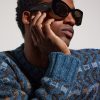+ Paula's Ibiza Signature Black Butterfly Acetate Sunglasses - OU + Paula's Ibiza Signature Black Butterfly Acetate Sunglasses - OU