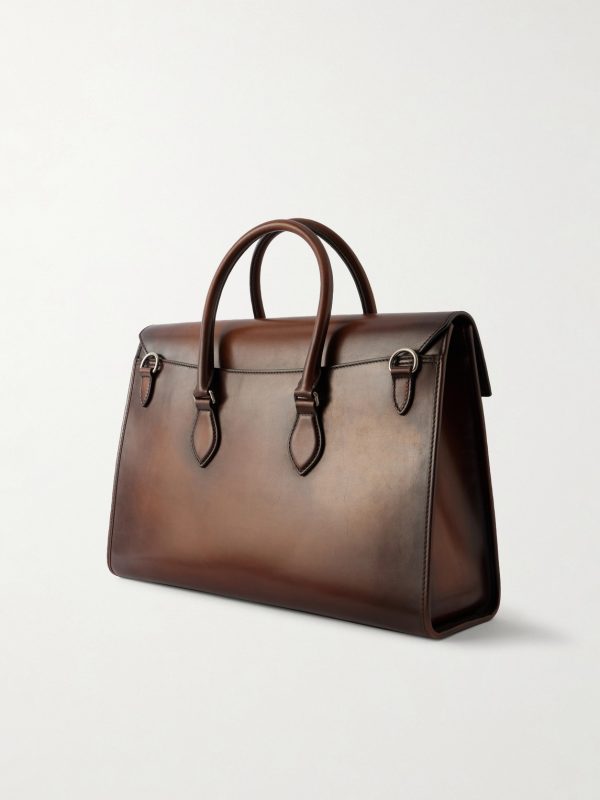 E'Mio Venezia Leather Briefcase - BK E'Mio Venezia Leather Briefcase - BK