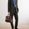 E'Mio Venezia Leather Briefcase - OU E'Mio Venezia Leather Briefcase - OU
