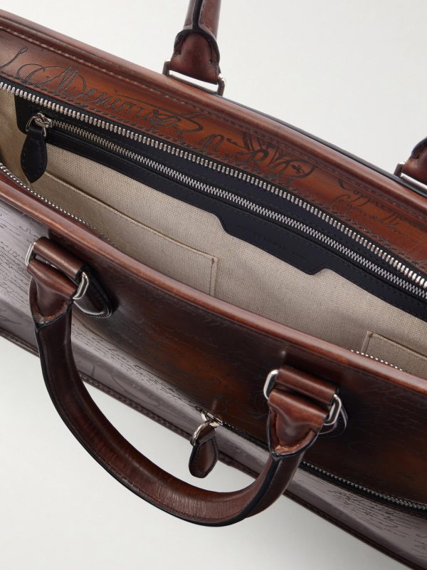 Un Jour Mini Venezia Leather Briefcase - E1 Un Jour Mini Venezia Leather Briefcase - E1
