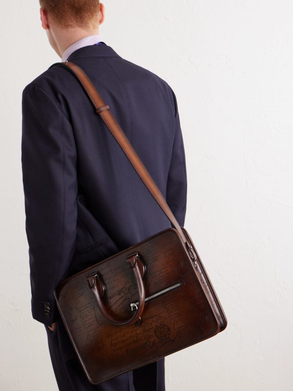 Un Jour Mini Venezia Leather Briefcase - FR Un Jour Mini Venezia Leather Briefcase - FR