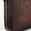Itauba Wide Leather Messenger Bag - CU