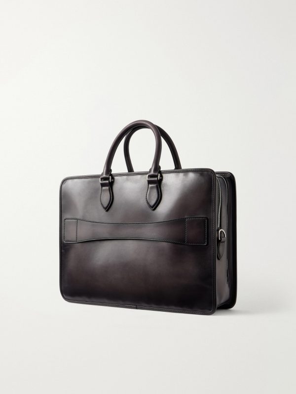 2 Jours Neo Venezia Leather Briefcase - BK 2 Jours Neo Venezia Leather Briefcase - BK