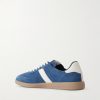 Archer Leather-Trimmed Suede Sneakers - BK