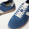 Archer Leather-Trimmed Suede Sneakers - CU