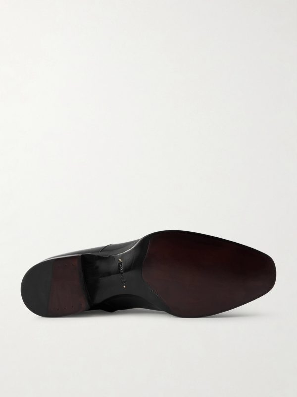 Elkan Burnished-Leather Chelsea Boots - E1 Elkan Burnished-Leather Chelsea Boots - E1