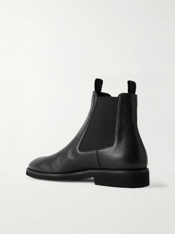 Owen Grained-Leather Chelsea Boots - BK Owen Grained-Leather Chelsea Boots - BK
