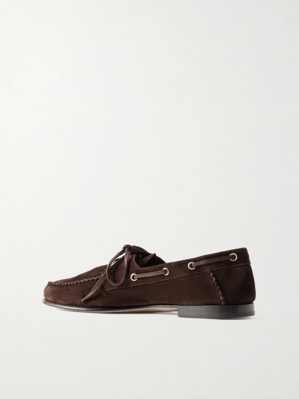 Theo Suede Boat Shoes - BK Theo Suede Boat Shoes - BK