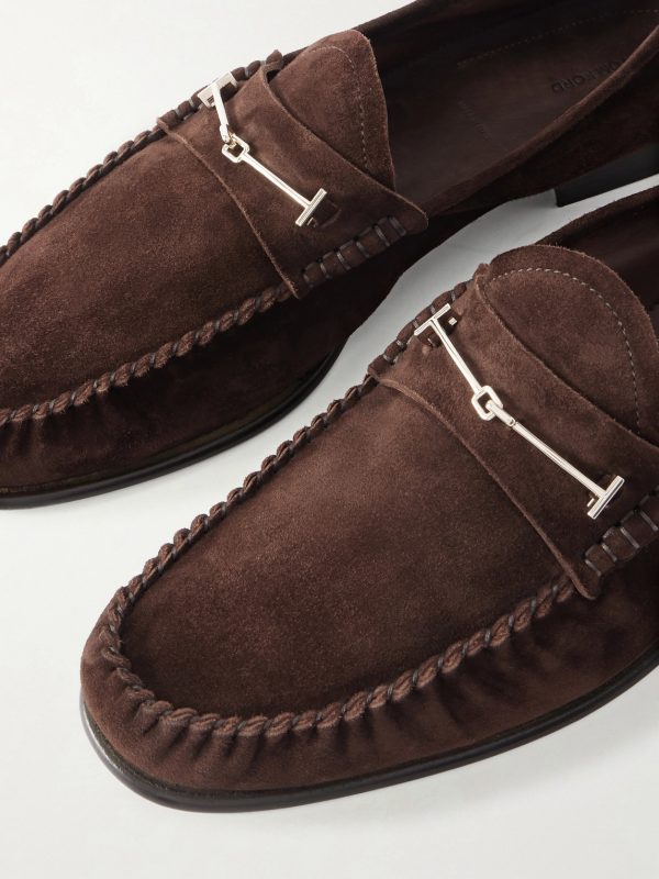 Ripley Embellished Suede Loafers - CU