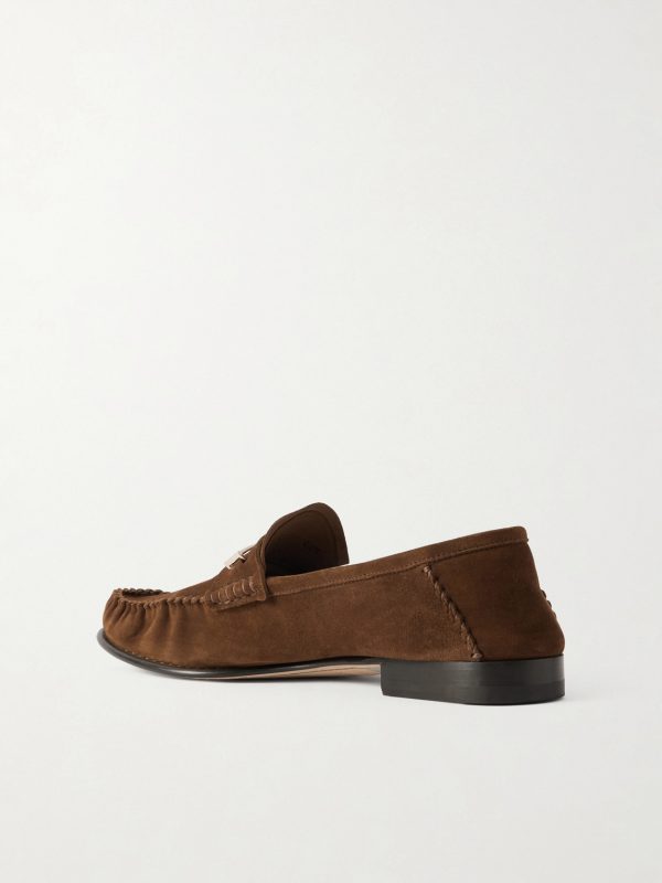 Ripley Embellished Suede Loafers - BK Ripley Embellished Suede Loafers - BK