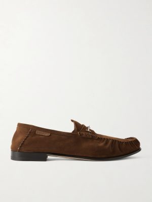 Ripley Embellished Suede Loafers Ripley Embellished Suede Loafers