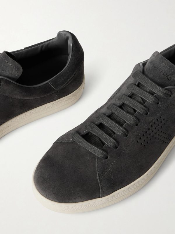 Warwick Perforated Suede Sneakers - CU
