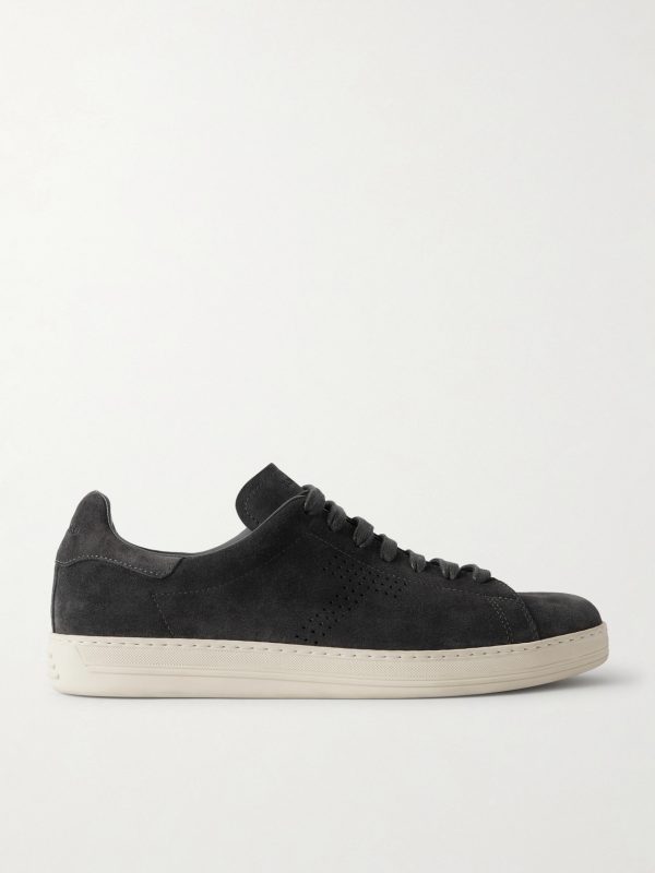 Warwick Perforated Suede Sneakers