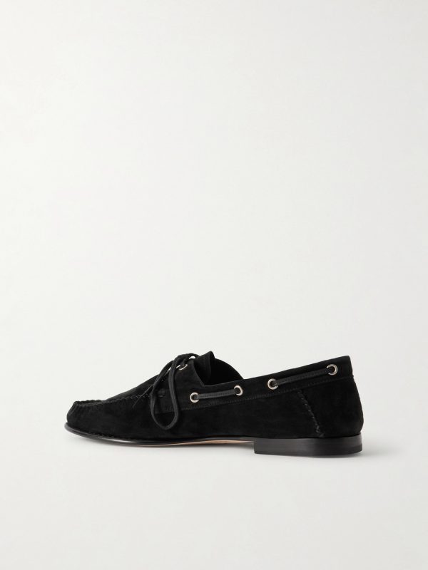 Theo Suede Boat Shoes - BK Theo Suede Boat Shoes - BK