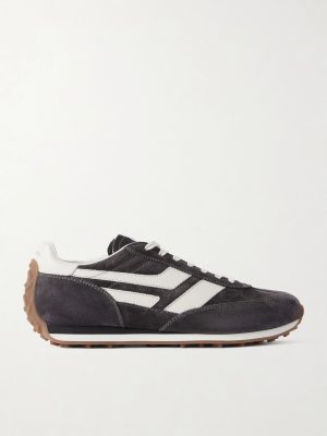 Mick Leather-Trimmed Suede Sneakers Mick Leather-Trimmed Suede Sneakers