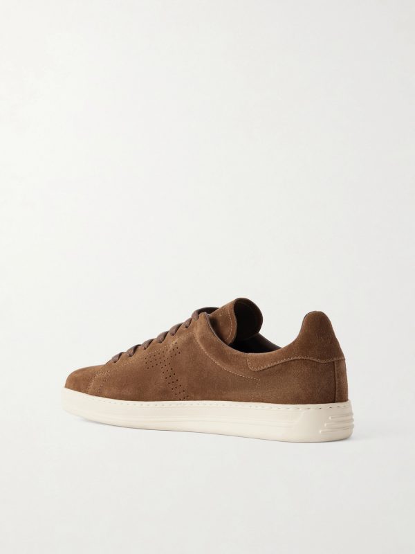 Warwick Perforated Suede Sneakers - BK